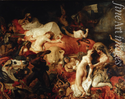 Delacroix Eugène - Der Tod des Sardanapal