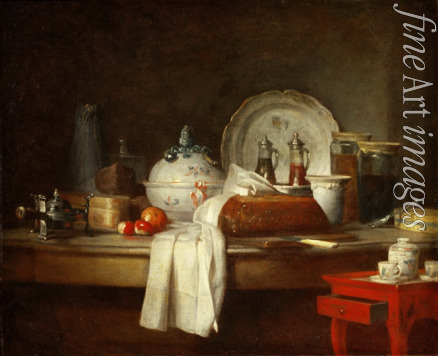 Chardin Jean-Baptiste Siméon - Reste eines Mittagessens