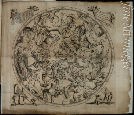 Hevelius Johannes - Table of the constellation of the Northern Hemisphere (Firmamentum Sobiescianumsive Uranographia)