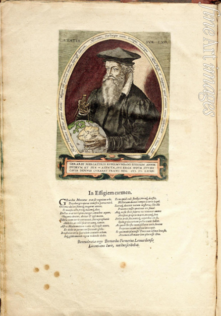 Hogenberg Frans - Portrait of Gerardus Mercator (1512-1594) aged 62