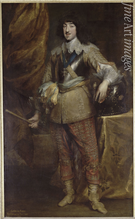Dyck Sir Anthonis van - Porträt von Jean-Baptiste Gastons de Bourbon, duc d’Orléans (1608-1660)