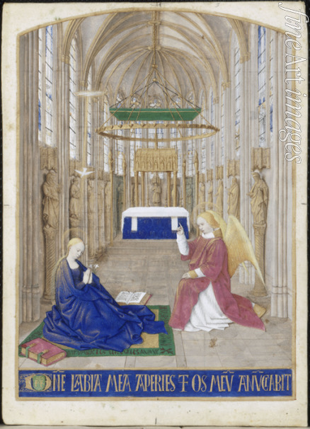 Fouquet Jean - The Annunciation (Hours of Étienne Chevalier)