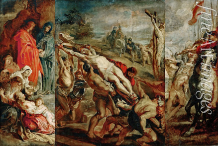 Rubens Pieter Paul - Die Kreuzaufrichtung (Triptychon, Studie)