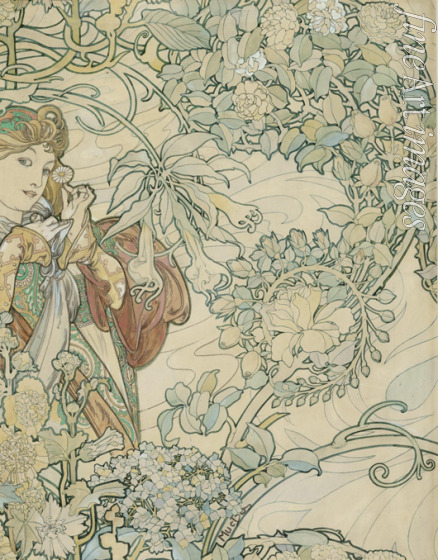Mucha Alfons Marie - Textildesign