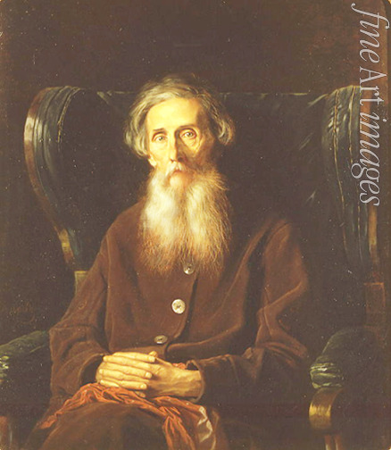 Perow Wassili Grigorjewitsch - Porträt von Schriftsteller und Lexikograf Wladimir Dal (1801-1872)