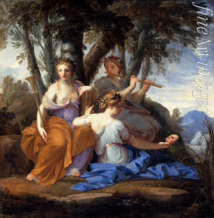 Le Sueur Eustache - The Muses Clio, Euterpe, and Thalia