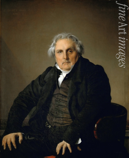 Ingres Jean Auguste Dominique - Porträt von Monsieur Bertin