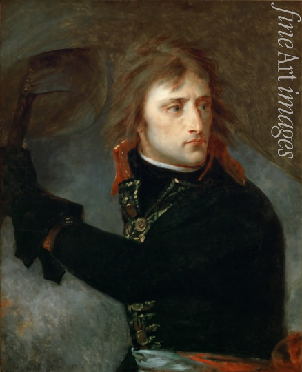Gros Antoine Jean Baron - Napoleon Bonaparte auf der Brücke von Arcole