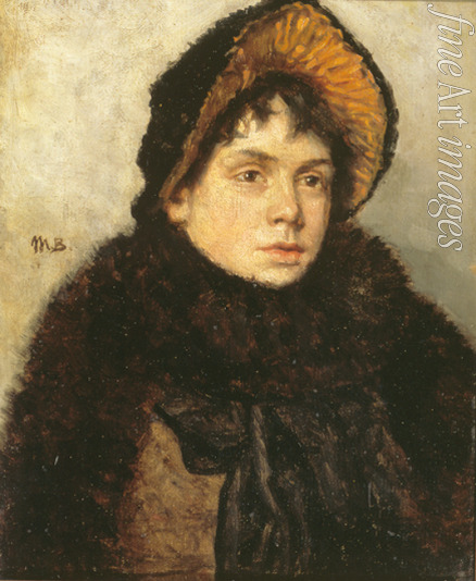 Bashkirtseva (Bashkirtseff) Maria (Marie) Konstantinovna - Self-portrait