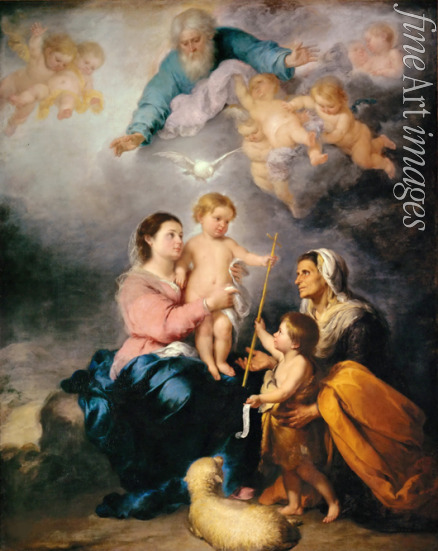 Murillo Bartolomé Estebàn - Die heilige Familie (Die Madonna von Sevilla)