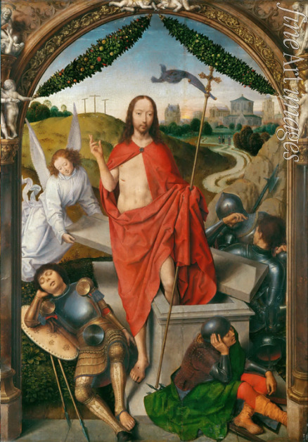 Memling Hans - Triptychon der Auferstehung (Mitteltafel)