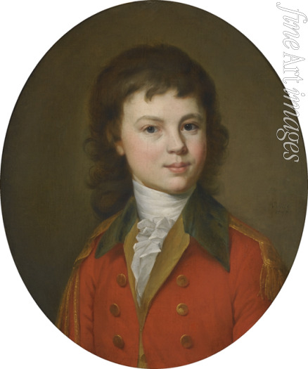Voille Jean Louis - Portrait of Count Pavel Alexandrovich Stroganov (1774-1817), Aged 15