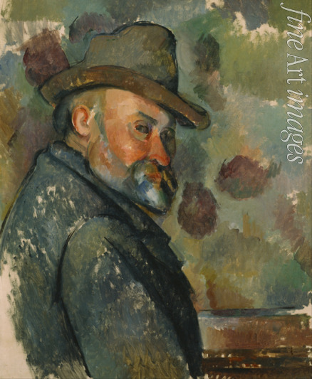 Cézanne Paul - Selbstbildnis mit Hut