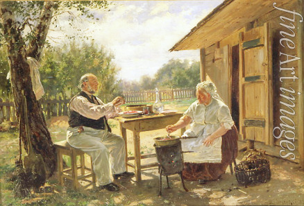 Makowski Wladimir Jegorowitsch - Beim Marmeladekochen
