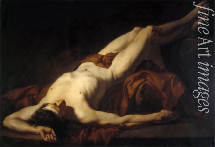 David Jacques Louis - Male Nude (Hector)