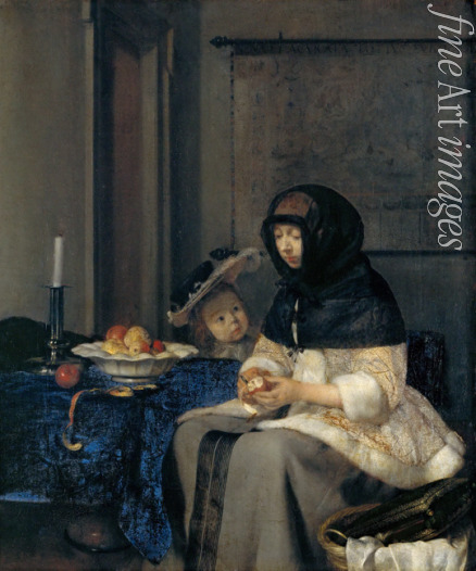 Ter Borch Gerard the Younger - The Apple Peeler