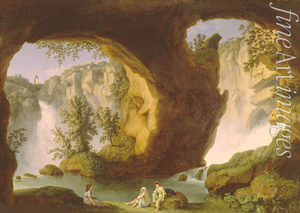 Hackert Jacob Philipp - Neptune's grotto (Grotta di Nettuno)