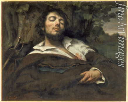 Courbet Gustave - Der Verletzte (L'Homme blessé)