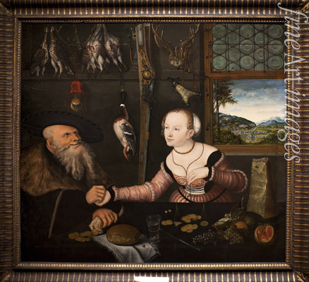 Cranach Lucas the Elder - The Ill matched Couple
