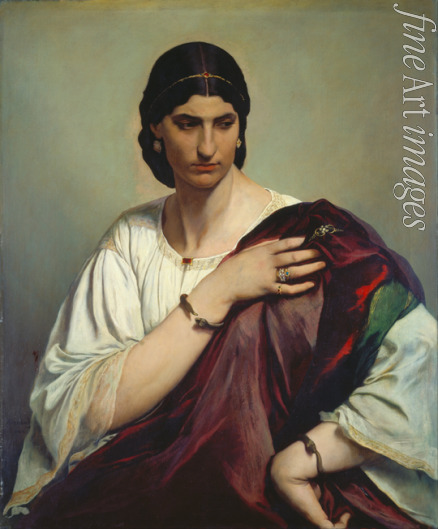 Feuerbach Anselm - Portrait of a Roman Woman