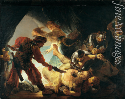 Rembrandt van Rhijn - Die Blendung Simsons