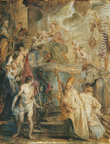 Rubens Pieter Paul - The Mystical Marriage of Saint Catherine