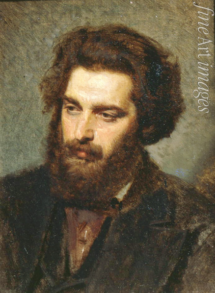 Kramskoi Ivan Nikolayevich - Portrait of the artist Arkhip Kuindzhi (1841-1910)
