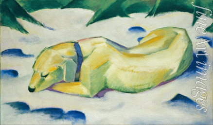 Marc Franz - Dog Lying in the Snow