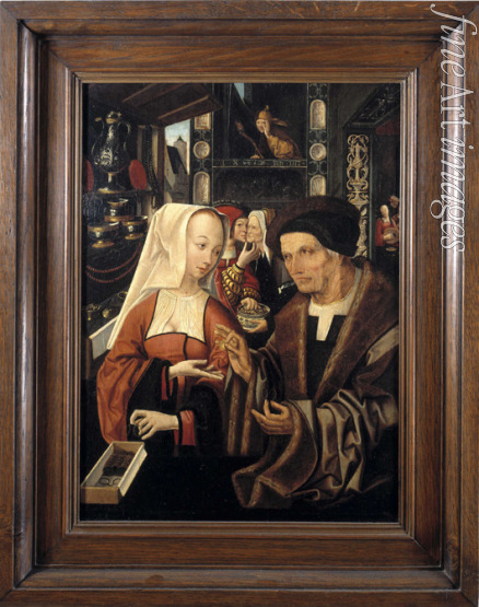 Cornelisz van Oostsanen Jacob - The Spectacles Seller