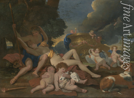 Poussin Nicolas - Venus and Adonis