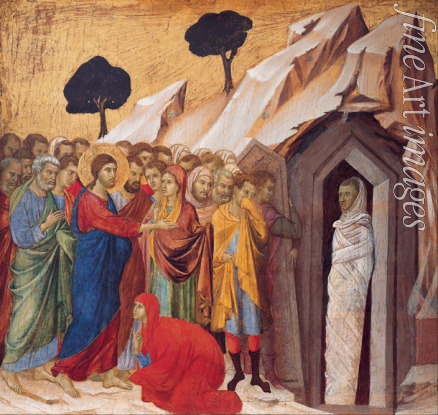 Duccio di Buoninsegna - The Raising of Lazarus