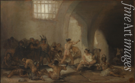 Goya Francisco de - The Madhouse (Asylum)