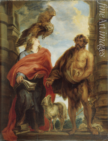 Dyck Sir Anthonis van - Der Apostel Johannes und Johannes der Täufer