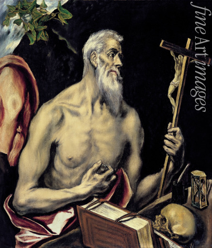El Greco Dominico - The Repentant Saint Jerome