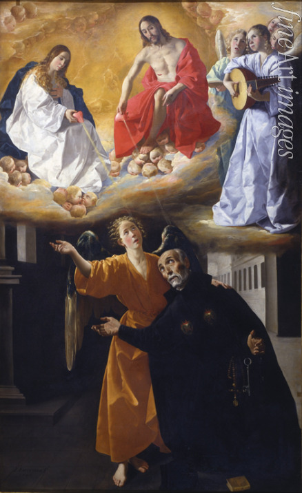 Zurbarán Francisco de - The vision of Saint Alphonsus Rodríguez