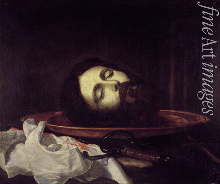 Ribera José de - Der Kopf Johannes des Täufers