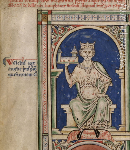 Paris Matthew - William I (From the Historia Anglorum, Chronica majora)