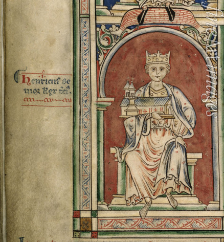 Paris Matthew - Henry I of England (From the Historia Anglorum, Chronica majora)