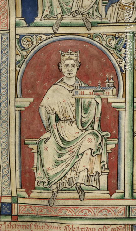 Paris Matthew - King John of England (From the Historia Anglorum, Chronica majora)