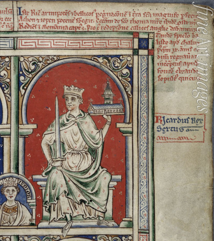 Paris Matthew - Richard I the Lionheart (From the Historia Anglorum, Chronica majora)