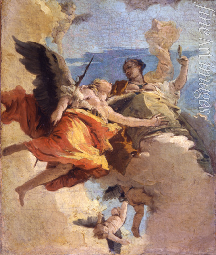 Tiepolo Giambattista - Allegory of Virtue and Nobility