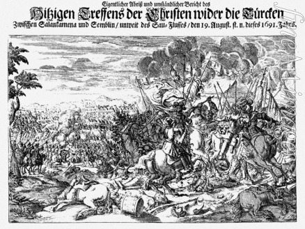 Azelt (Atzelt) Johann - Die Schlacht bei Slankamen am 19. August 1691