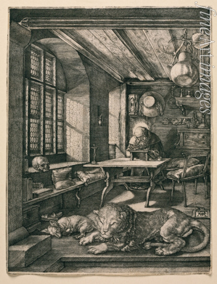 Dürer Albrecht - Der Heilige Hieronymus in seinem Gehäuse