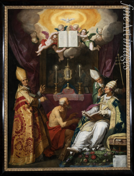 Bloemaert Abraham - Die vier lateinischen Kirchenväter