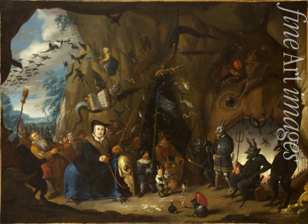 Heemskerk Egbert van der Jüngere - Luther in der Hölle