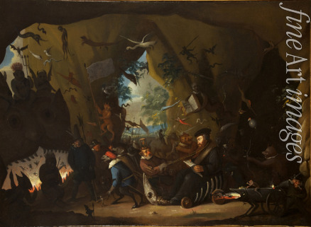 Heemskerk Egbert van the Younger - Calvin in Hell