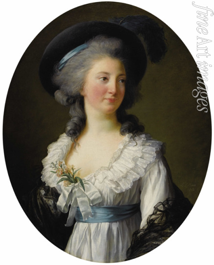 Vigée Le Brun Louise Élisabeth - Portrait of Princess Elzbieta Izabela Lubomirska, née Countess Czartoryska (1736-1816)