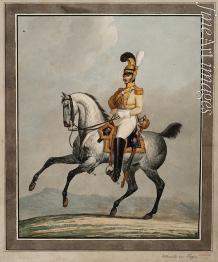 Sauerweid Alexander Ivanovich - Dragoon officer of the Royal Saxon Army
