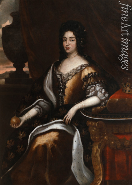 Trycjusz (Tricius oder Tretko) Jan - Porträt von Königin Maria Kazimiera Sobieska