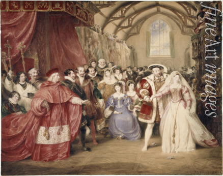 Stephanoff James - The Banquet of Henry VIII in York Place